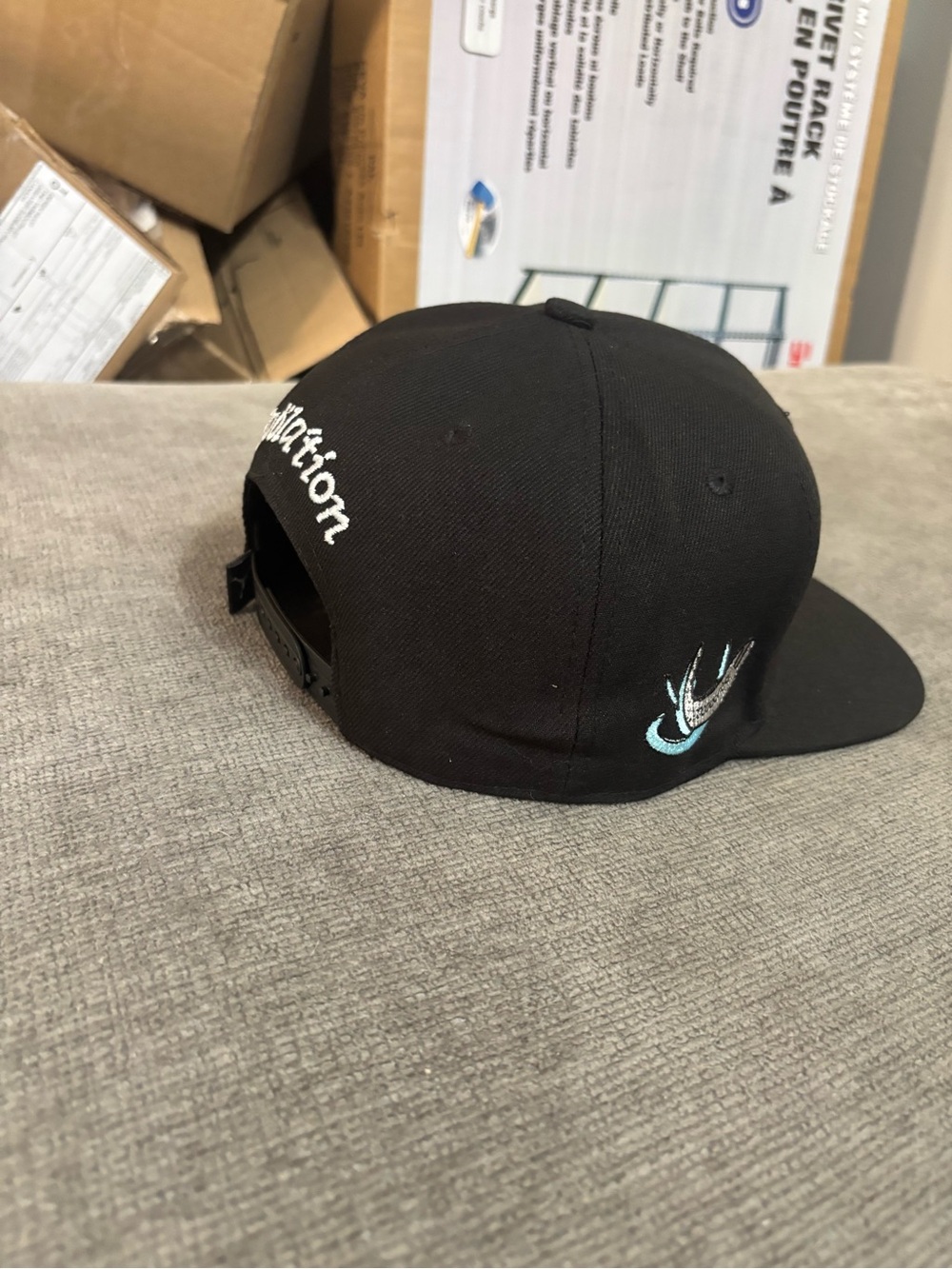 Snap back Jordan Hat black